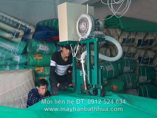 Máy hàn bạt che mưa nắng, bạt dứa, bạt phủ xe tải