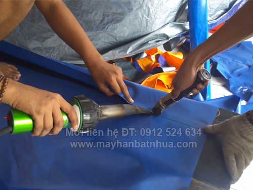 Máy hàn bạt PVC-TPO-EVA máy hàn cầm tay